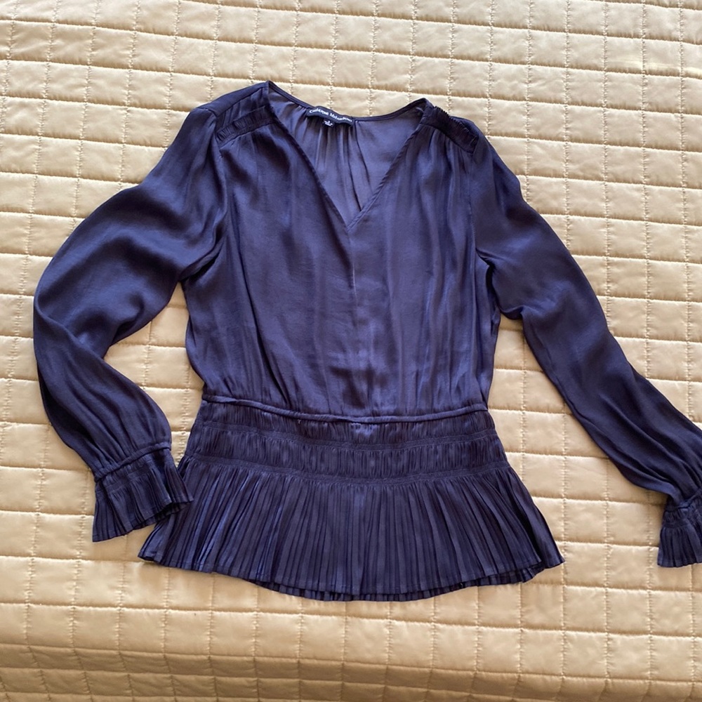 Navy nice blouse Catherine Malandrino size S